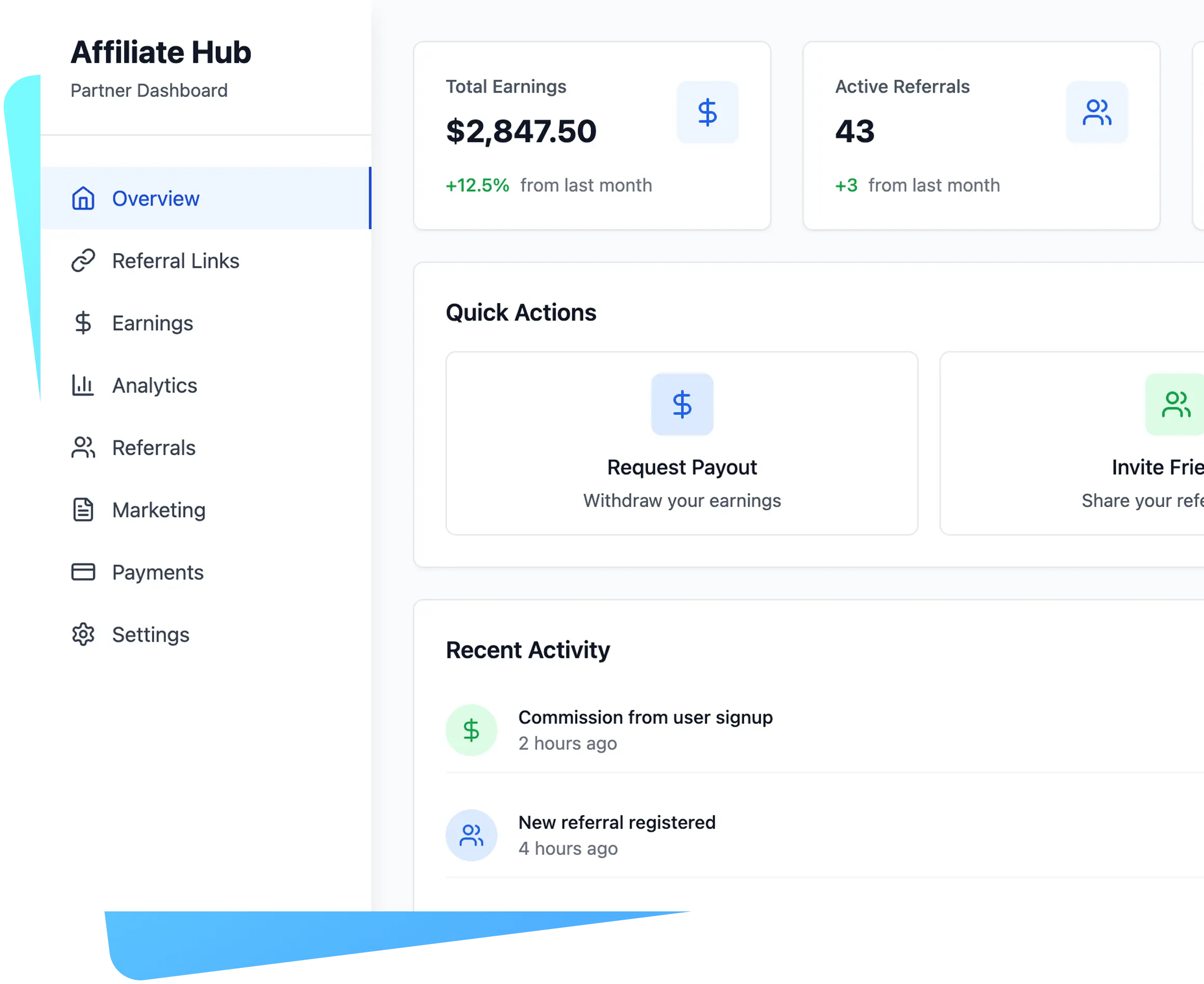 Affiliate Dashboard